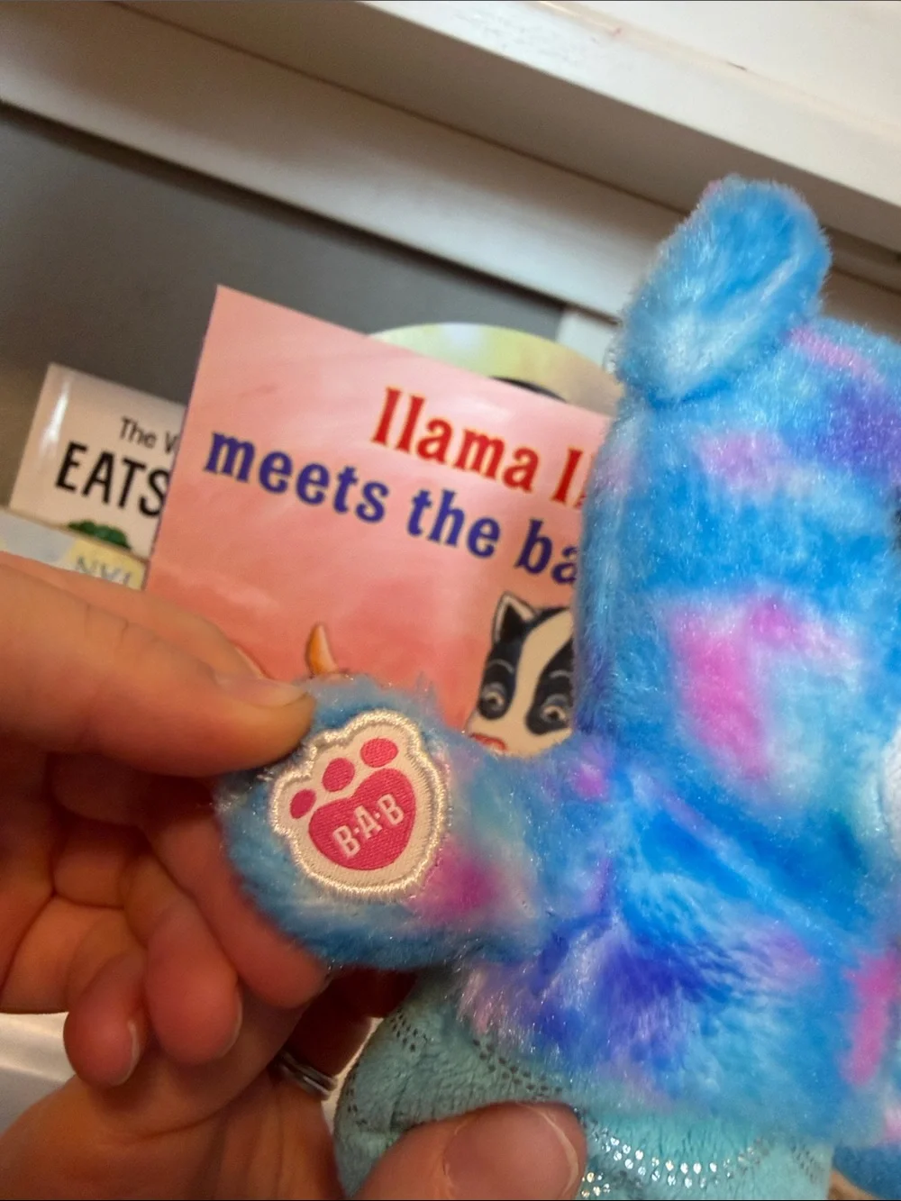 Build-A-Bear Blue and Pink Tie-Dye Mermaid Bear